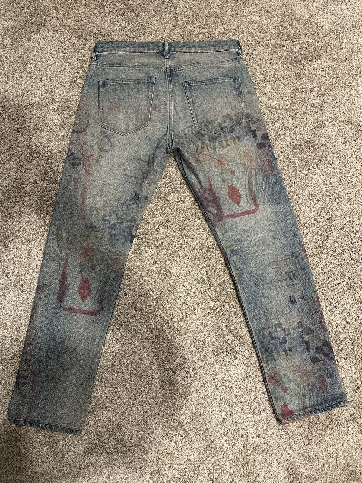 John Elliott The Daze Scrivvles Size US 30 / EU 46 - 3 Thumbnail