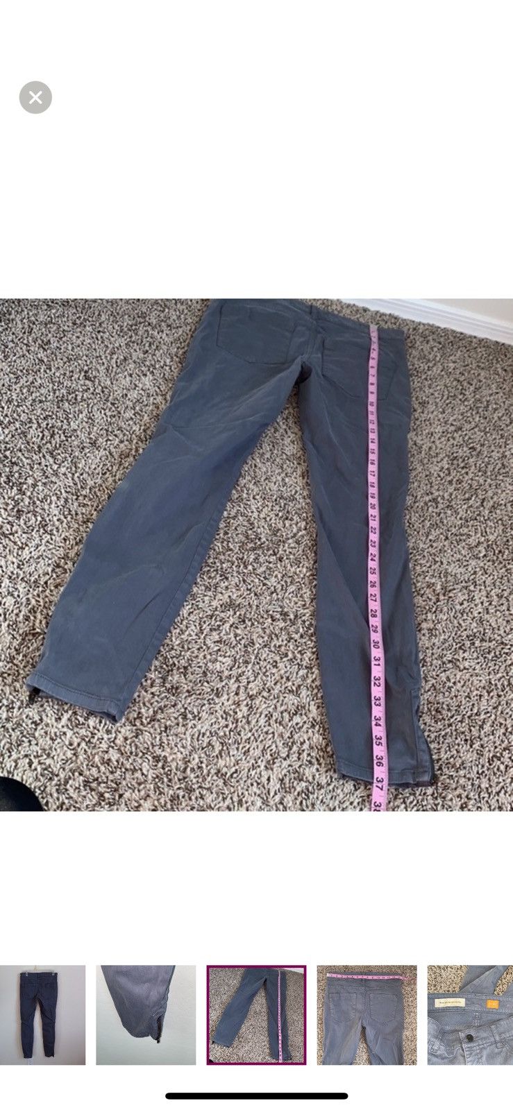 Anthropologie Anthropologie pilcro + the letterpress serif skinny pants Size 27" / US 4 / IT 40 - 5 Thumbnail