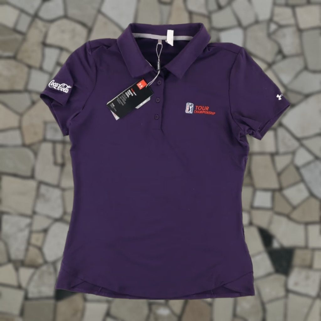 Under Armour Under Armour Tour Chamionship Golf Stretch Solid Polo Shirt Purple Women's M Size M / US 6-8 / IT 42-44 - 1 Thumbnail