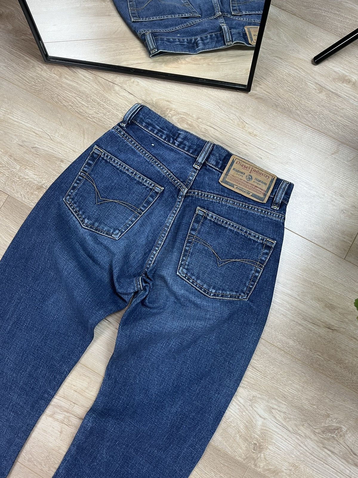 Diesel × Vintage Vintage Diesel Italy Jeans Pants Regular Fit 26 Size US 26 / EU 42 - 6 Thumbnail