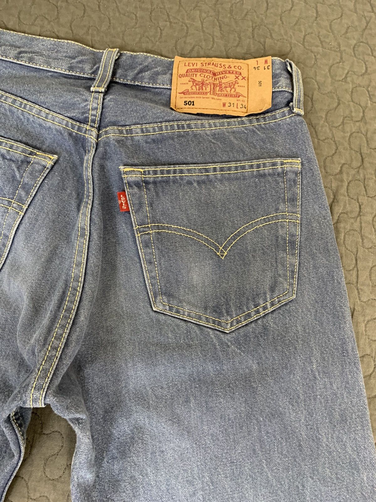 Levi's × Vintage Vintage Levi’s 501 Denim Jeans Size W31/L34 Size US 31 - 18 Thumbnail