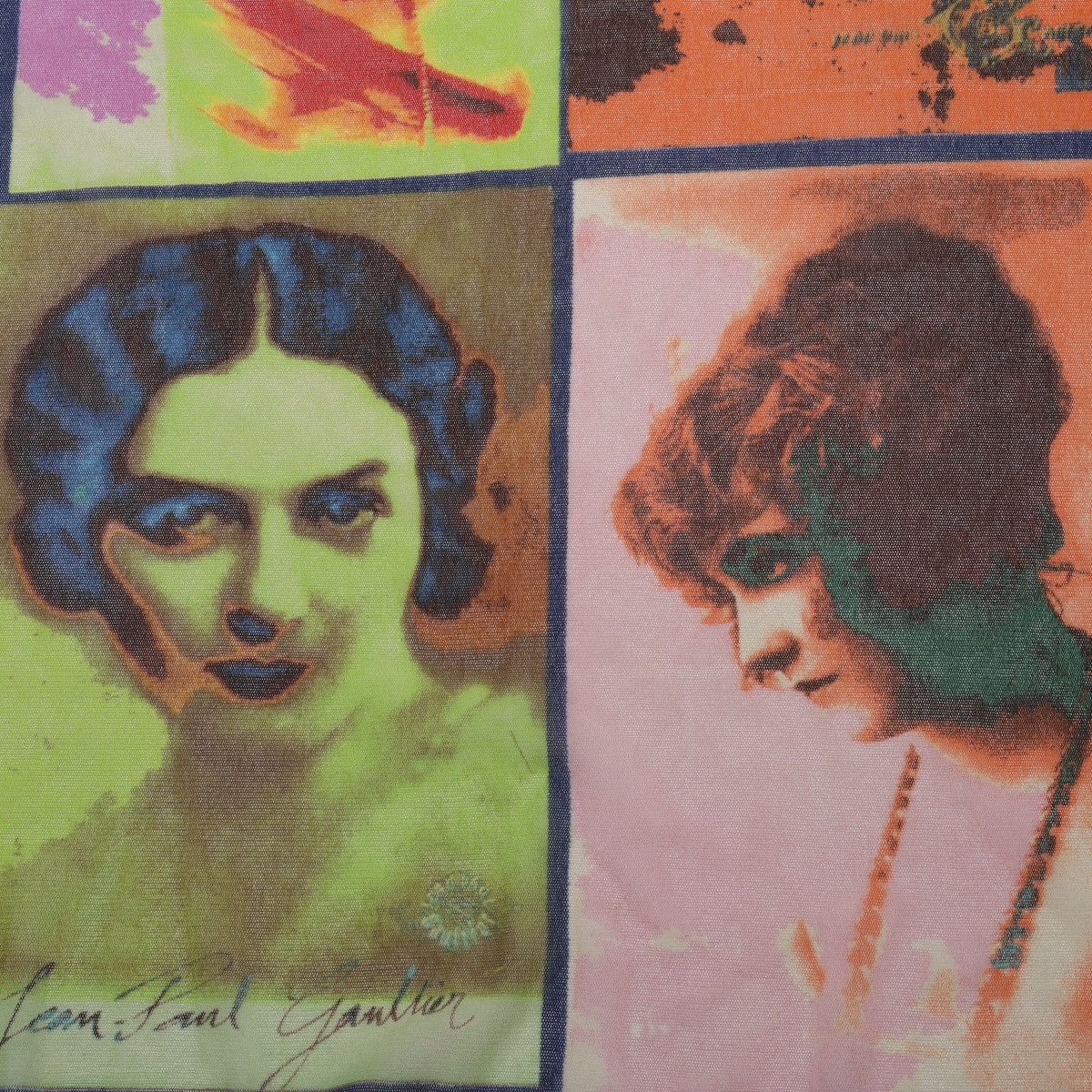 Jean Paul Gaultier Jean Paul Gaultier Soleil 2002 Vintage Portraits Mesh Pareo Size ONE SIZE - 14 Thumbnail