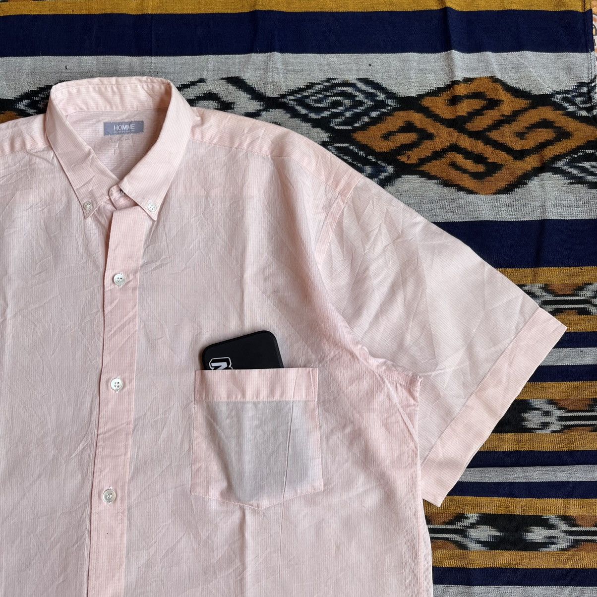 Comme des Garcons × Comme des Garcons Homme Homme CDG Button Up Pocket Shirt Size US XL / EU 56 / 4 - 3 Thumbnail