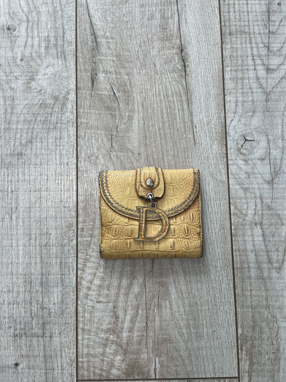 Dior Christian Dior Vintage Wallet Leather Size ONE SIZE - 5 Thumbnail