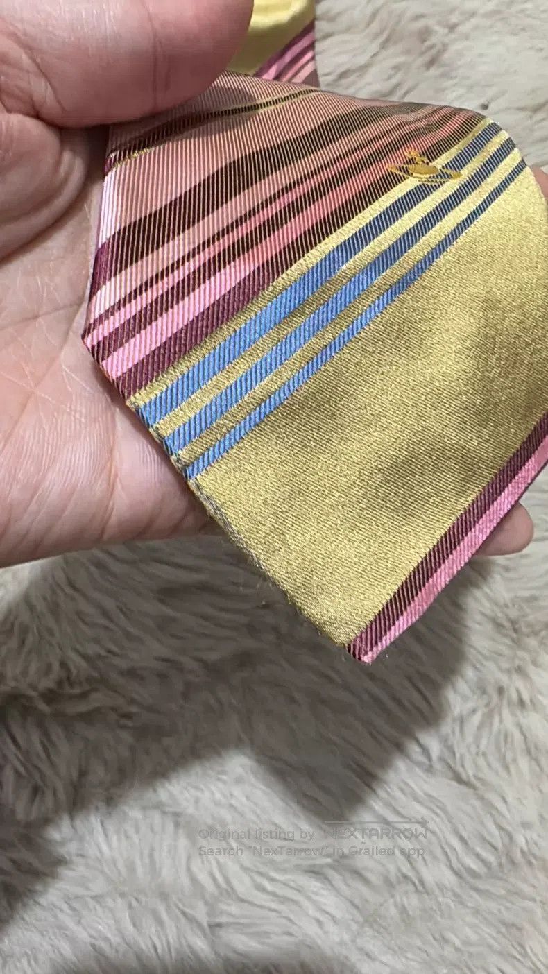 Vivienne Westwood Vivienne Westwood Pink, Blue, and Yellow Tie Size ONE SIZE - 7 Thumbnail