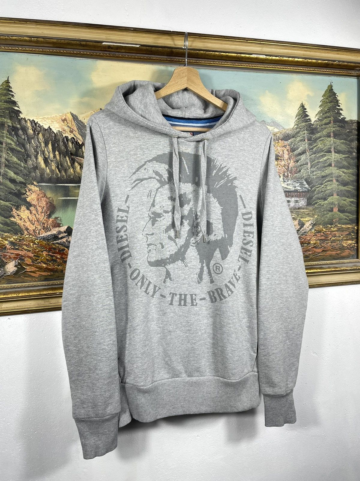 Diesel Diesel Retro Y2k Avant Garde Cyber Face Hoodie Baggy Loose Size US M / EU 48-50 / 2 - 3 Thumbnail