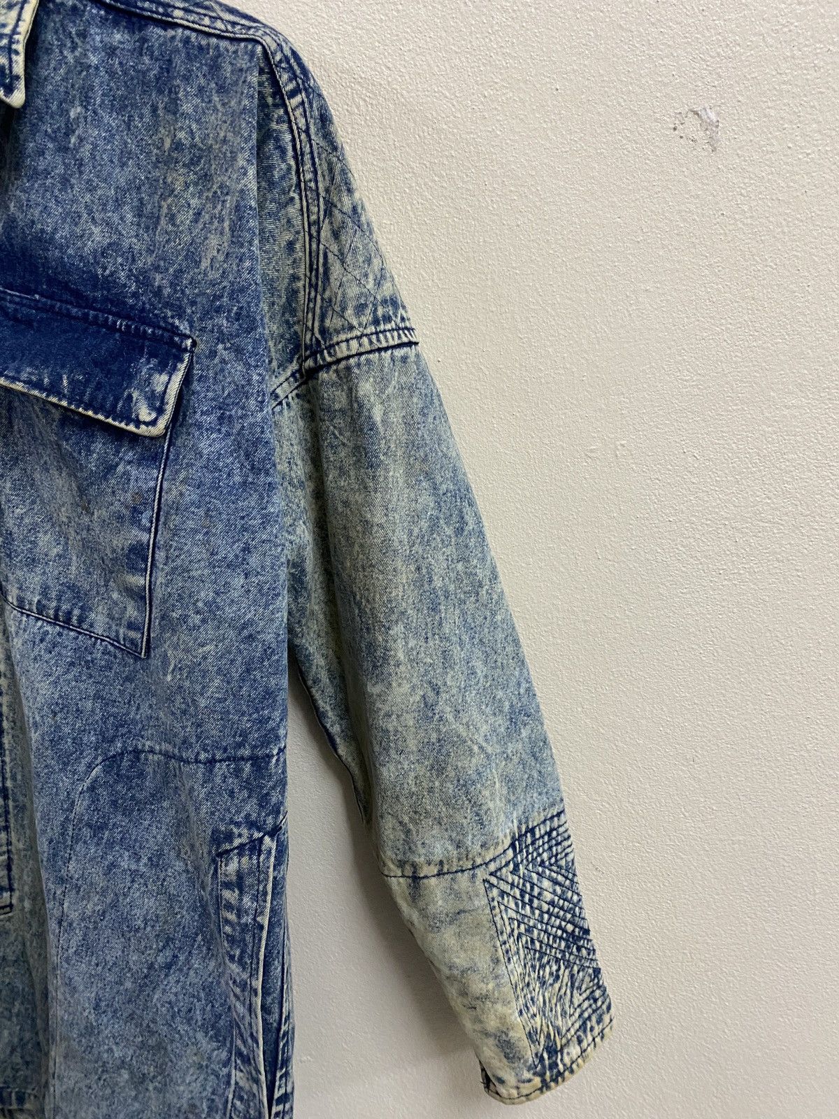 Kapital Vtg Japanese Brand Denim Acid Wash Blue Size US XL / EU 56 / 4 - 4 Thumbnail