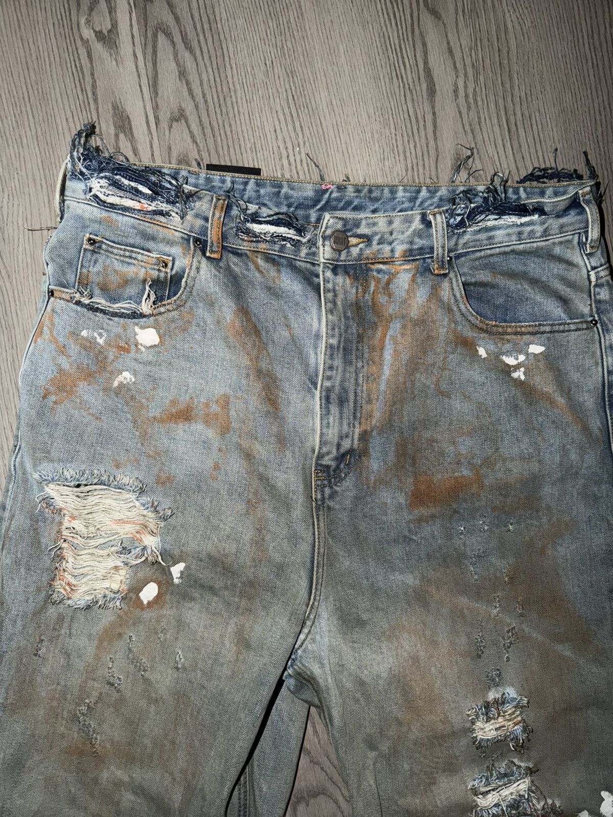 Greedy Unit Greedy Unit Thrashed Jeans Size US 36 / EU 52 - 4 Thumbnail
