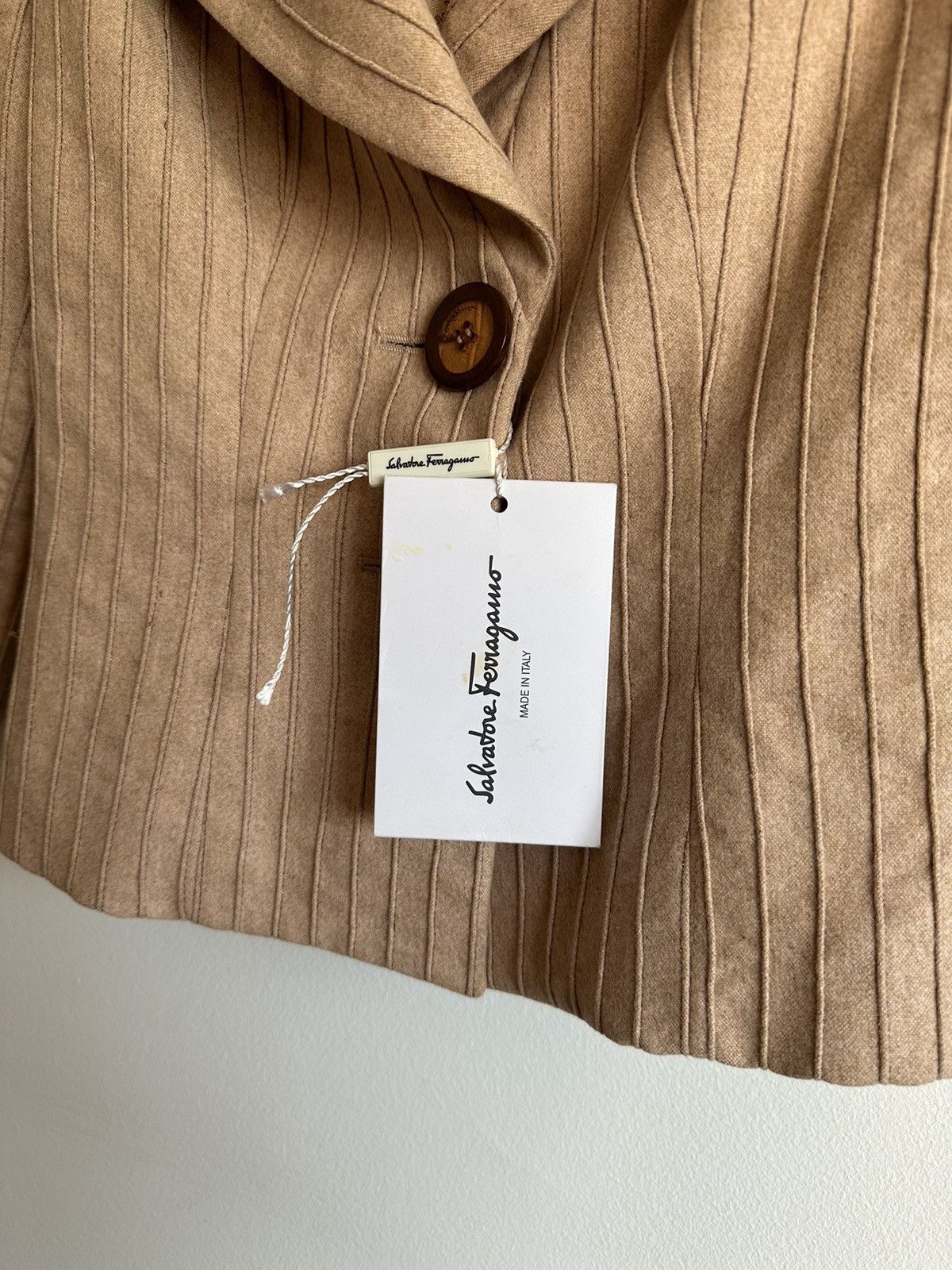 Designer × Salvatore Ferragamo Salvatore Ferragamo New Wool blazer luxury Old money Size M / US 6-8 / IT 42-44 - 5 Thumbnail