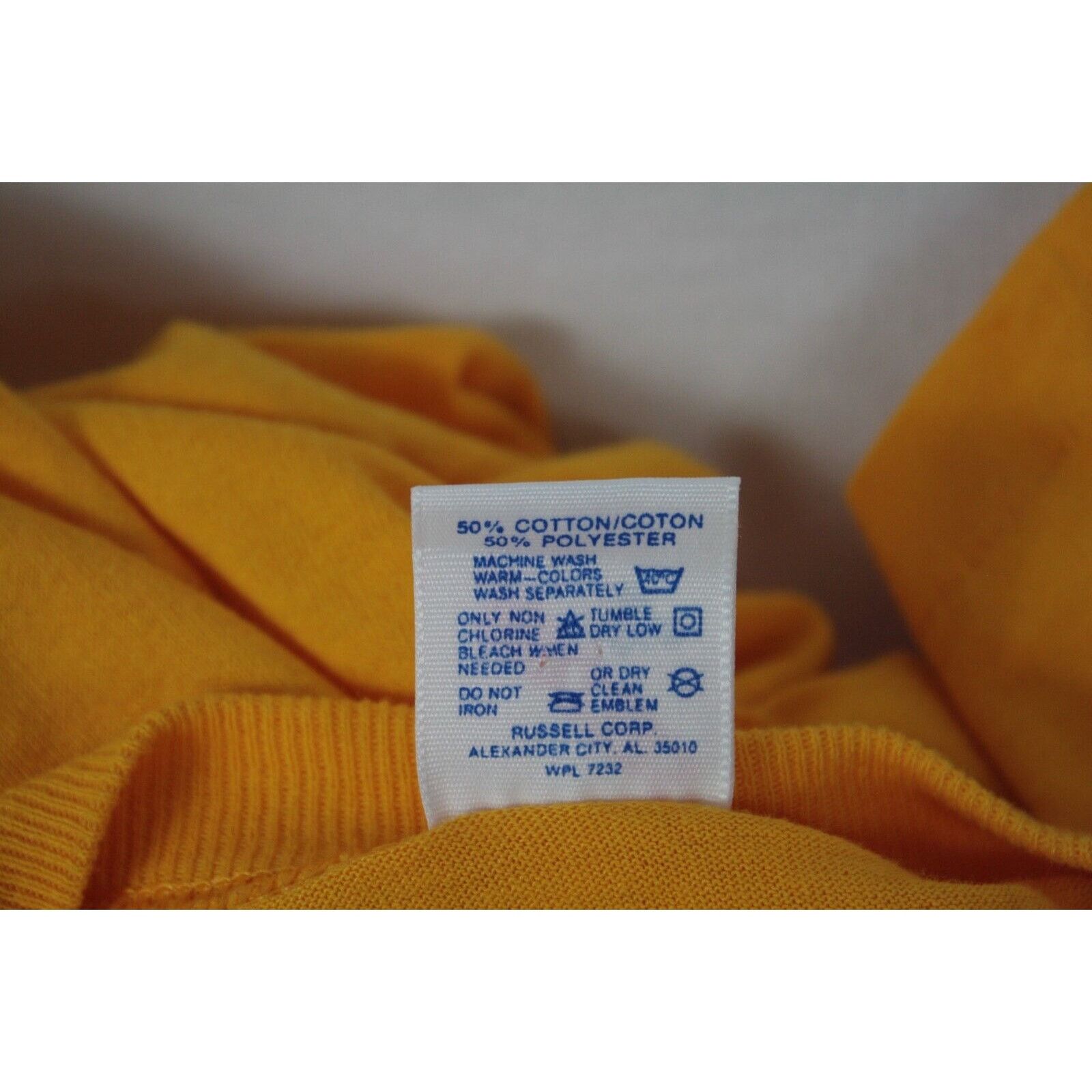 Jerzees × NCAA × Vintage Vintage 90s Georgia Tech Yellow Jackets Single Stitch Shirt Size US XL / EU 56 / 4 - 7 Thumbnail