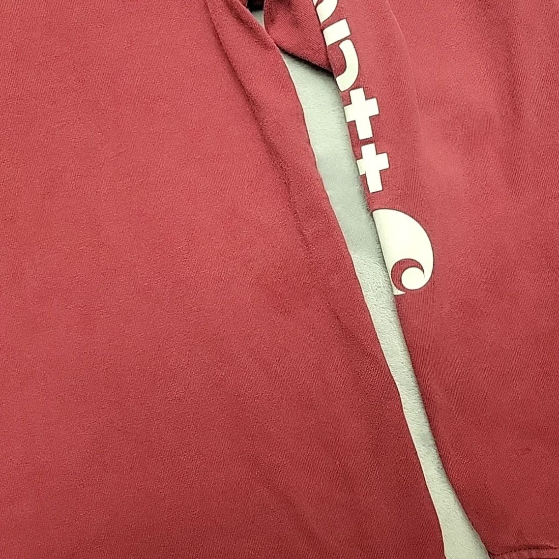 Carhartt Carhartt Shirt Men L Red Original Fit Crewneck Long Sleeve Spellout Work TEE Size US L / EU 52-54 / 3 - 3 Thumbnail