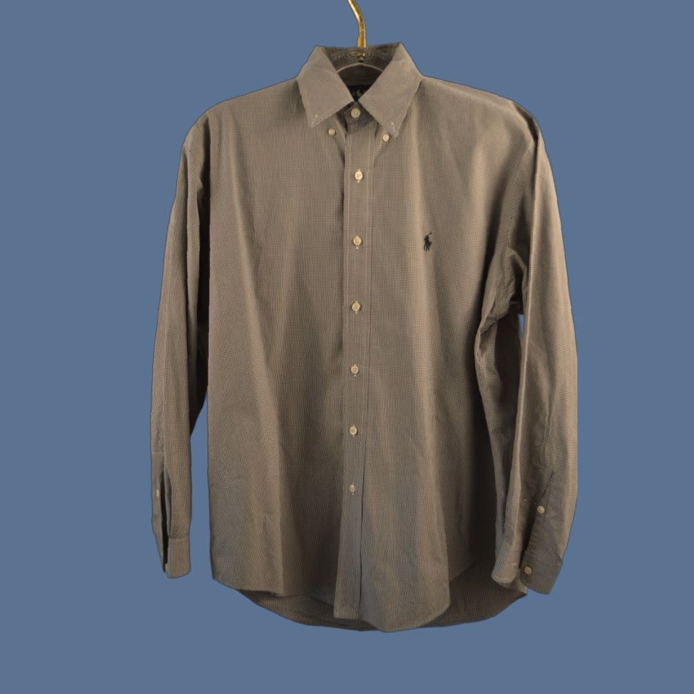 Polo Ralph Lauren Polo Ralph Lauren men's L/S Blake shirt Black White Check M Cotton Shirt Men's Black White Check Polo Ralph Lauren Size US M / EU 48-50 / 2 - 1 Thumbnail