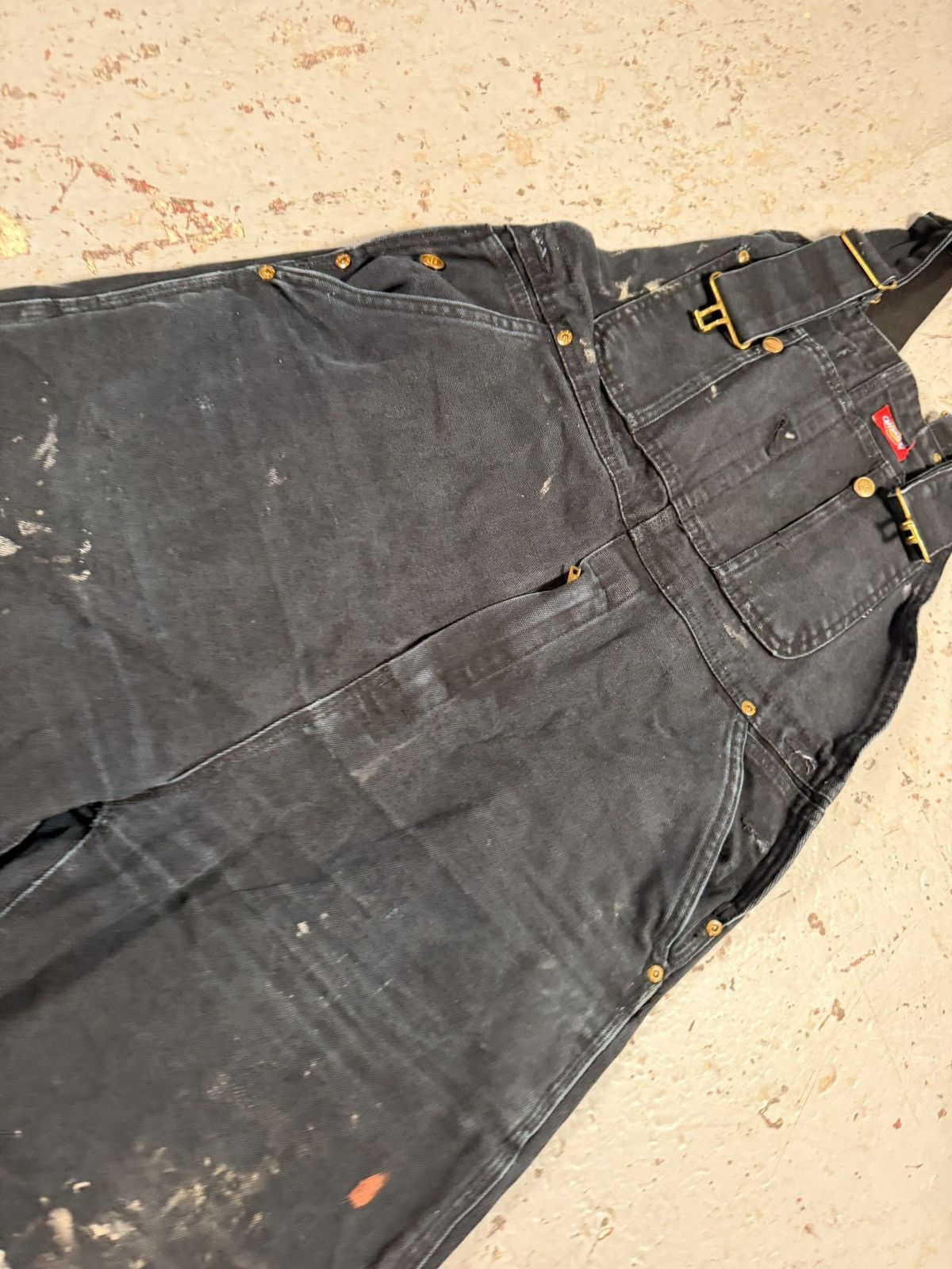 Dickies Vintage Dickies Black Denim Painter Overalls Size US 34 / EU 50 - 4 Thumbnail