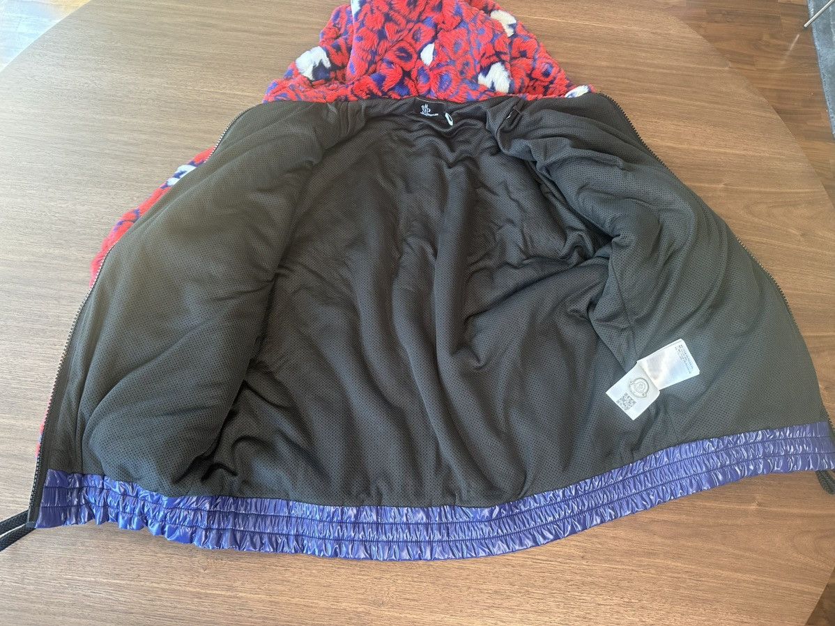 Moncler Grenoble Moncler Monogram Graphic Print Faux Fur Jacket w/ Tags, sz M Size M / US 6-8 / IT 42-44 - 9 Thumbnail