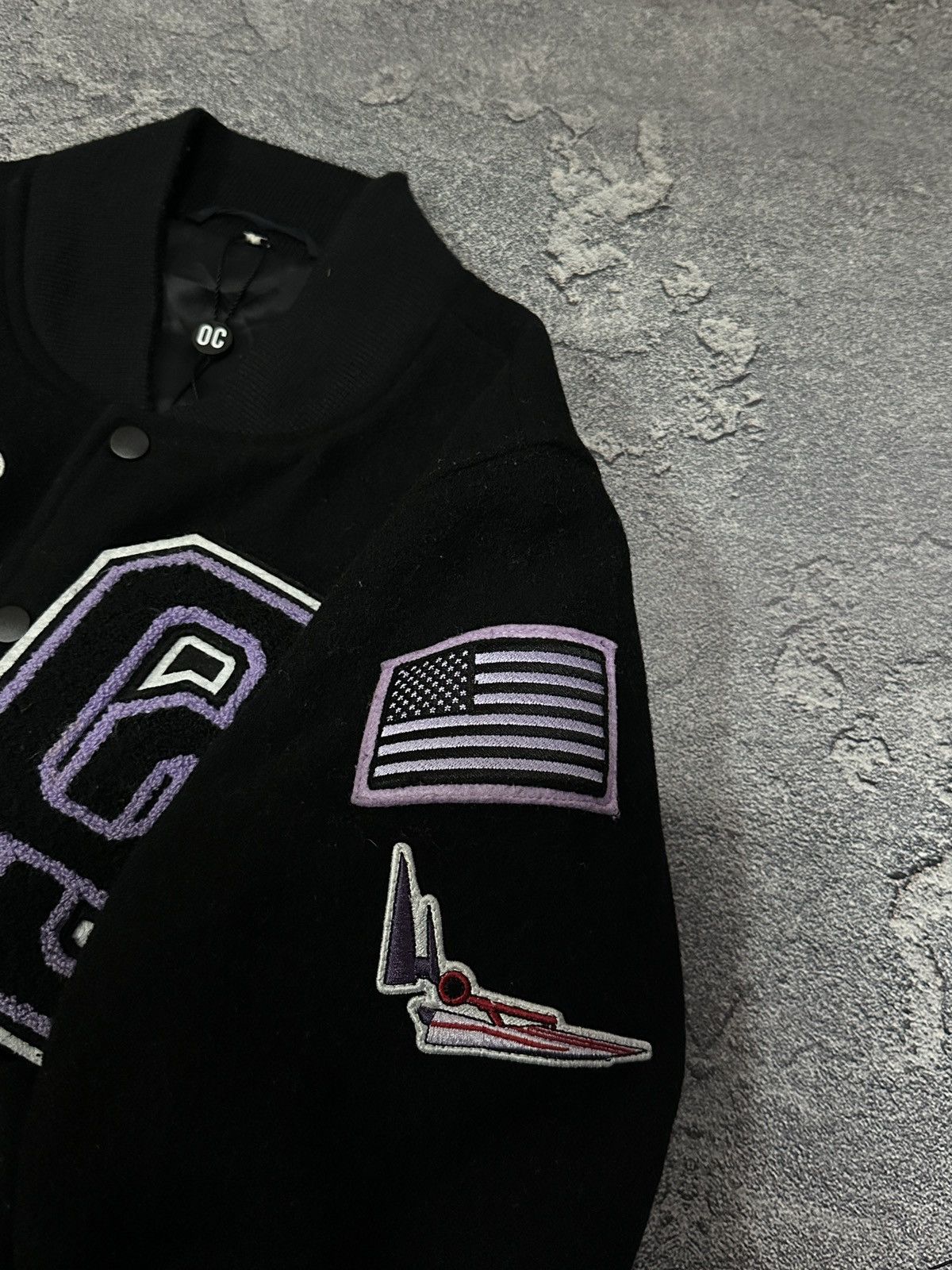 Opening Ceremony Opening Ceremony Black Varsity Jacket Multi Patch Women’s Size S / US 4 / IT 40 - 16 Thumbnail