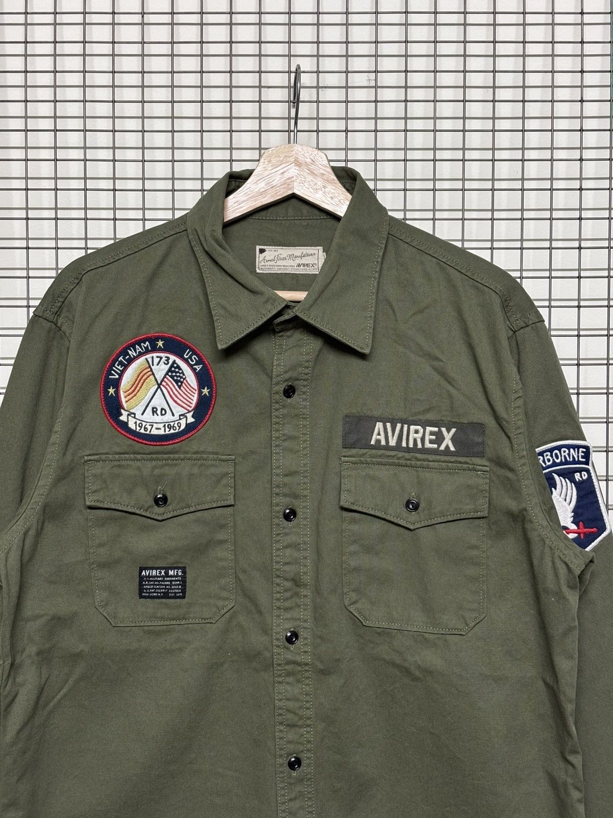 Avirex AVIREX Vietnam War Button up shirt Size US XL / EU 56 / 4 - 6 Thumbnail