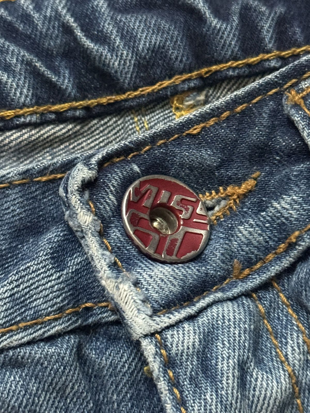 Miss Sixty × Vintage Miss sixty 29 Mary J Wmns Jean pant trouser chino distressed Size 29" - 14 Thumbnail