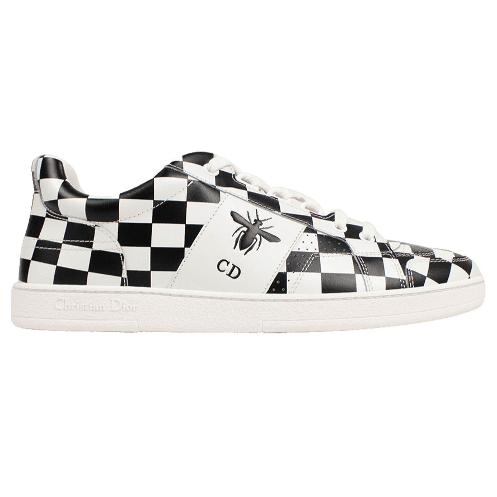 Dior Dior Check Checkered Lace Up Flat Low Top Trainer Sneaker 36 Size US 6 / IT 36 - 1 Thumbnail