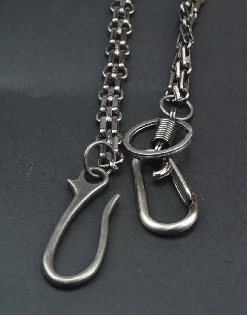 Jewelry 12mm Flat Chainmail Carabiner Wallet chain Size ONE SIZE - 4 Thumbnail