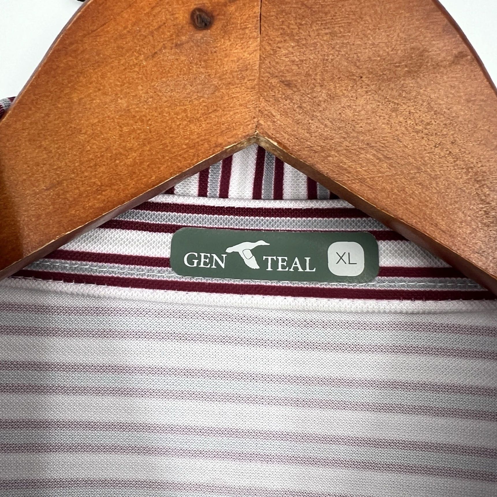 Vintage NWT GENTEAL Resort Collection Micro Pique Polo Shirt Men XL Merlot Polo Shirt Casual Sports Size US XL / EU 56 / 4 - 4 Thumbnail