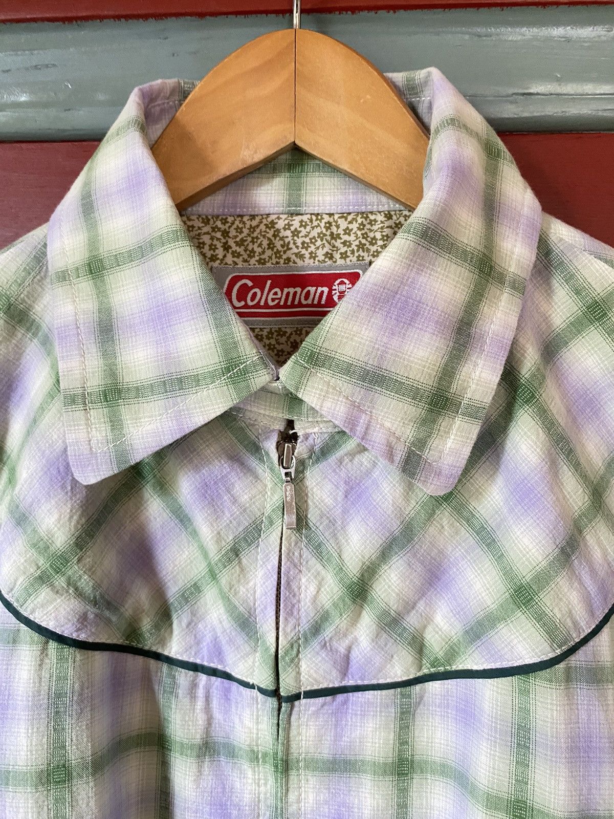 Coleman Coleman Pastel Plaid Western-Style Jacket shirt Size M / US 6-8 / IT 42-44 - 10 Thumbnail