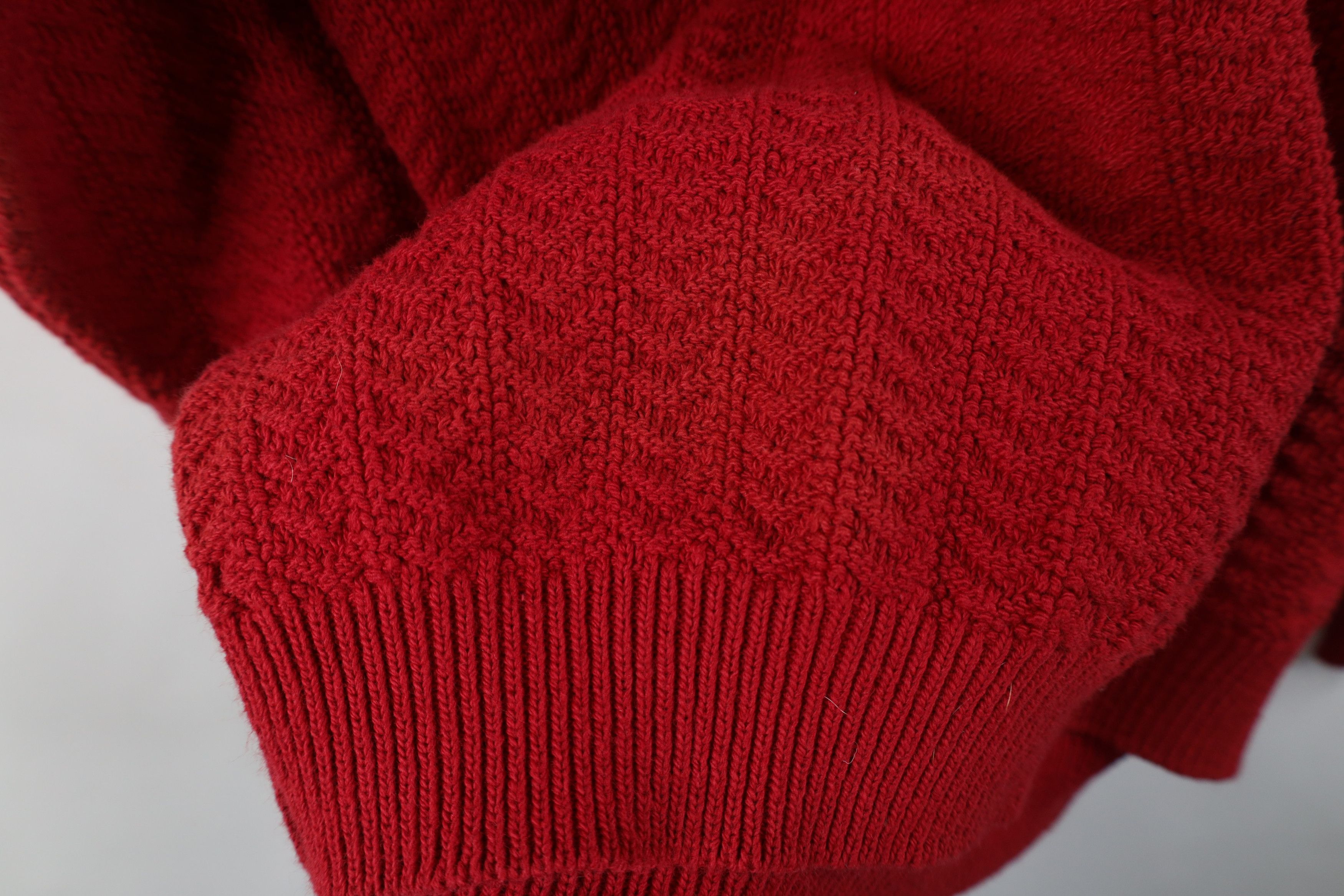 Vintage Vintage 90s Streetwear Hand Framed Cotton Knit Sweater USA Size US L / EU 52-54 / 3 - 8 Thumbnail