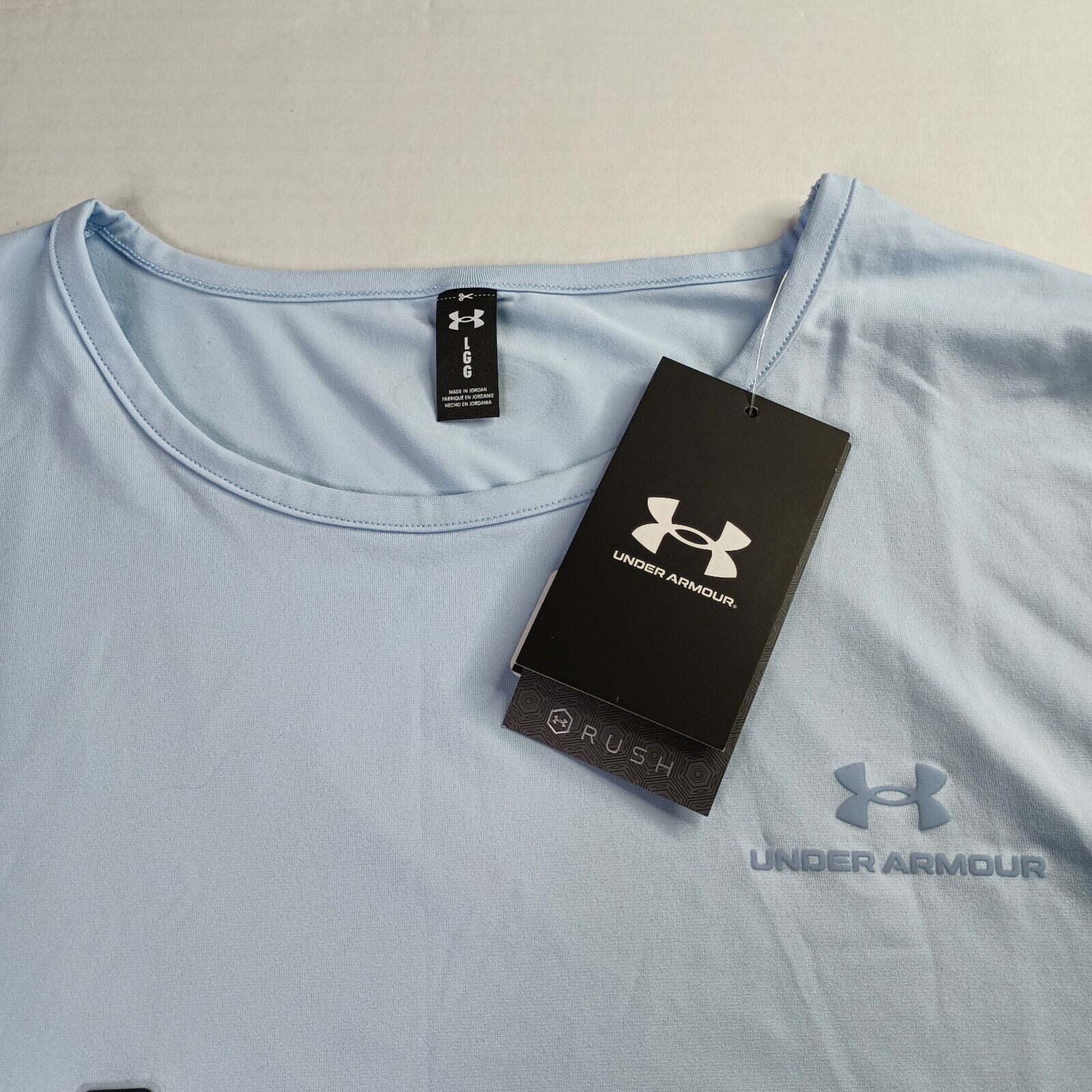 Under Armour Under Armour RUSH Energy T-shirt Women's L Blue 1379141 464 Size L / US 10 / IT 46 - 2 Thumbnail