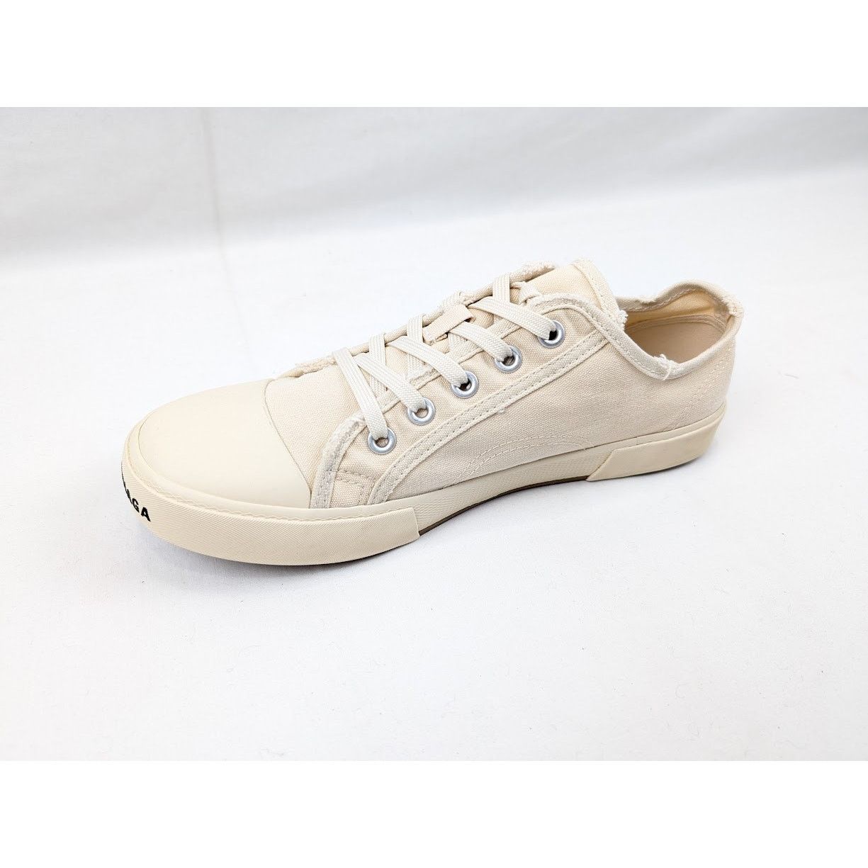 Balenciaga o1rshd1 Paris Low-Top Sneakers in White Size US 8 / EU 41 - 10 Thumbnail