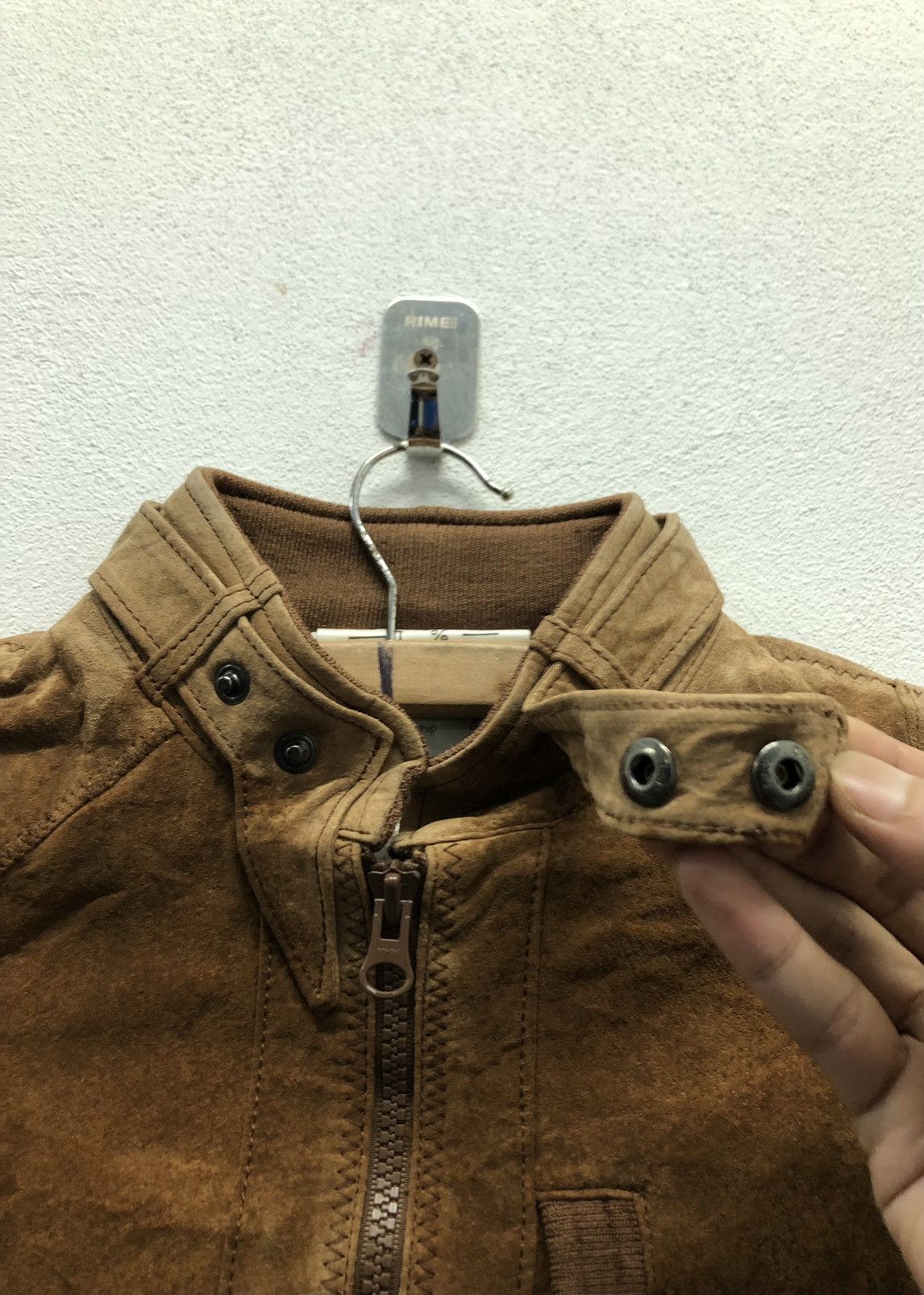 Japanese Brand Shuhei Ogawa Brown Leather Bomber Jacket - Made in Japan Size US M / EU 48-50 / 2 - 4 Thumbnail