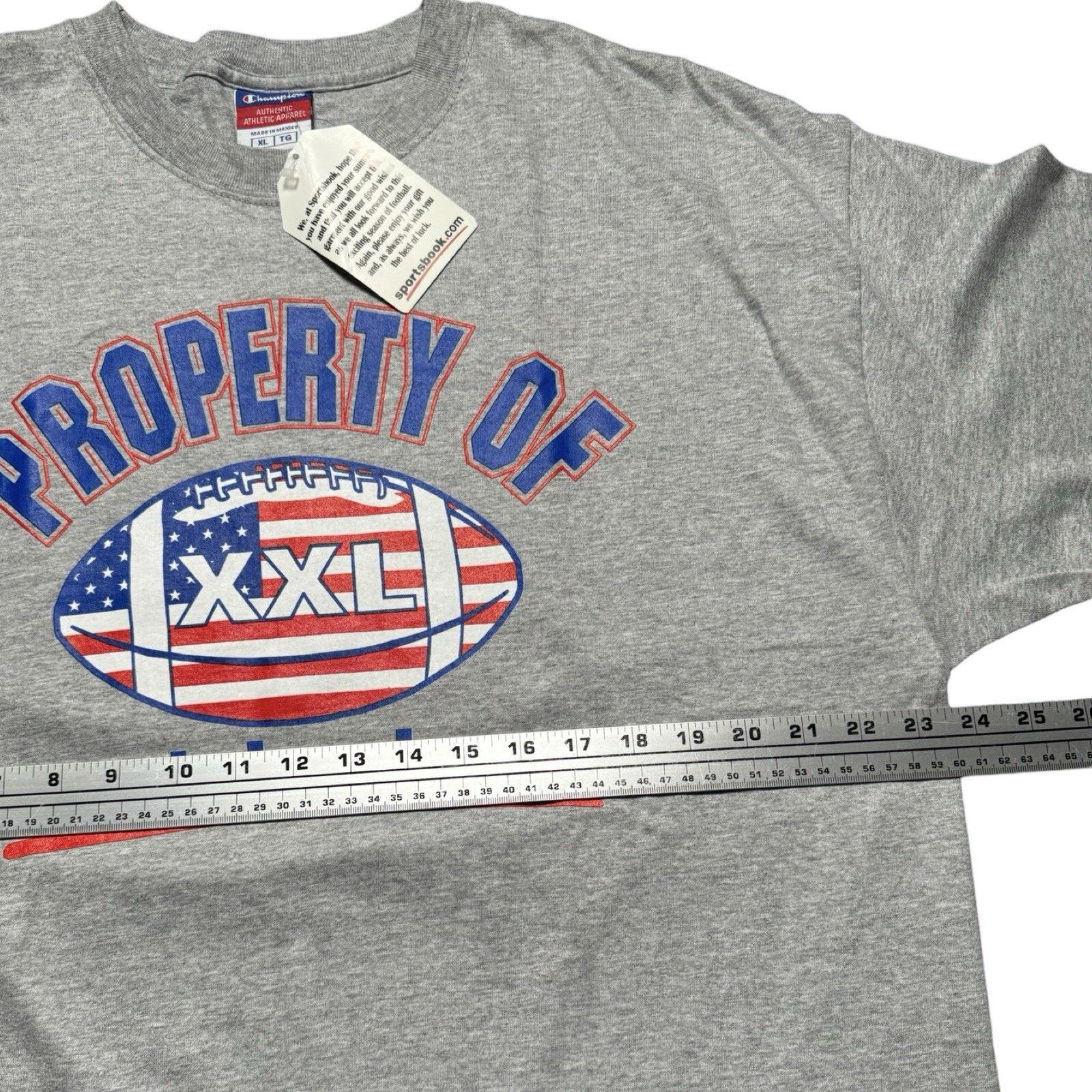Champion Vintage 90s Champion Sportsbook.com Promo T Shirt XL NBA NFL Size US XL / EU 56 / 4 - 3 Thumbnail