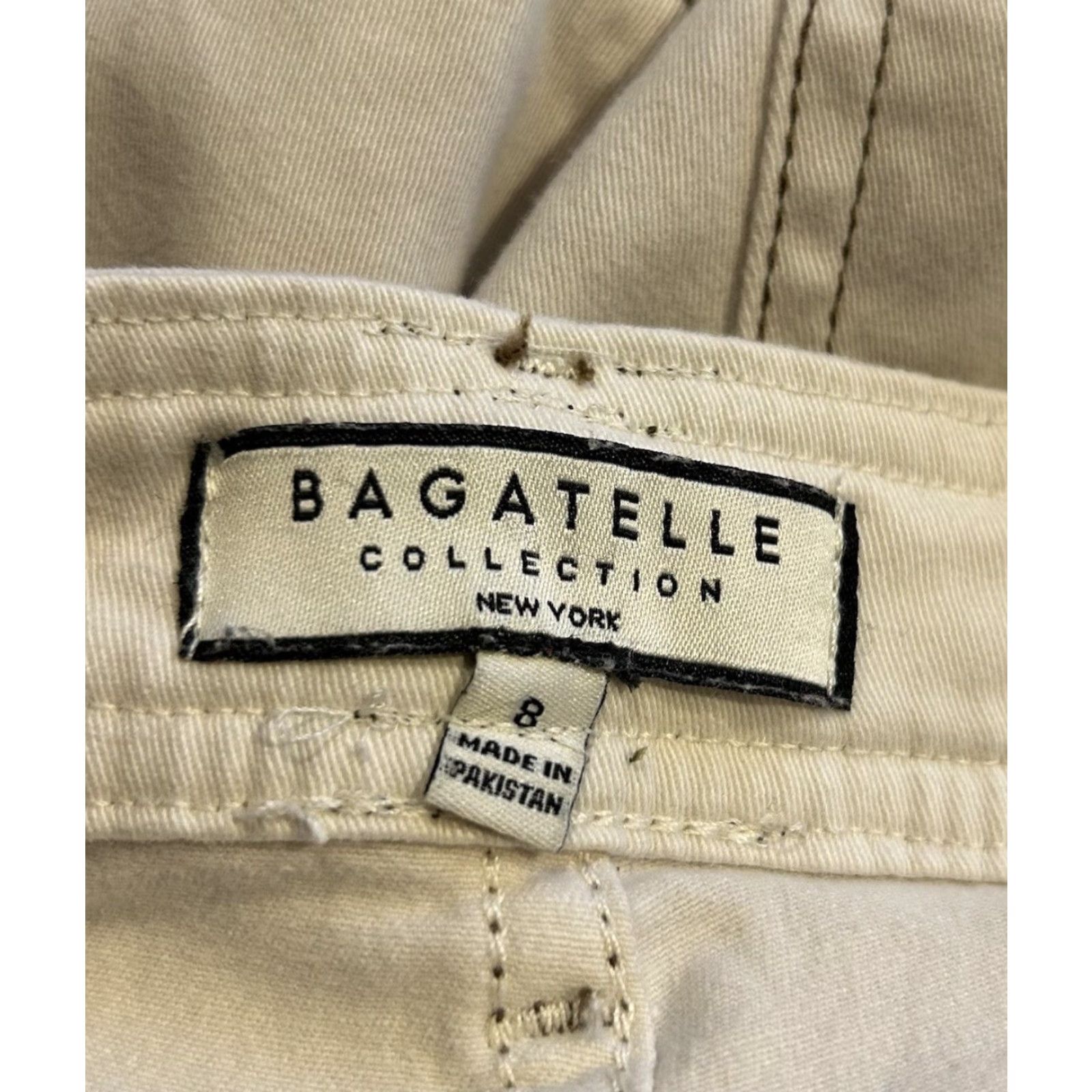 Vintage Bagatelle Collection Jeans Womens 8 Ivory High Rise Wide Leg Stretch Denim Jeans Size 30" / US 8 / IT 44 - 5 Thumbnail