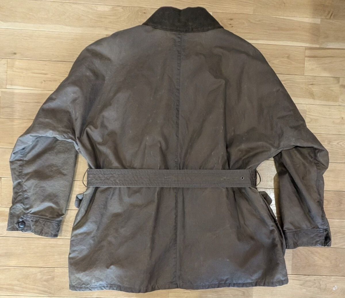 Old Joe OLD JOE Vintage Waxed Green Jacket Size US XXS / EU 40 - 7 Thumbnail