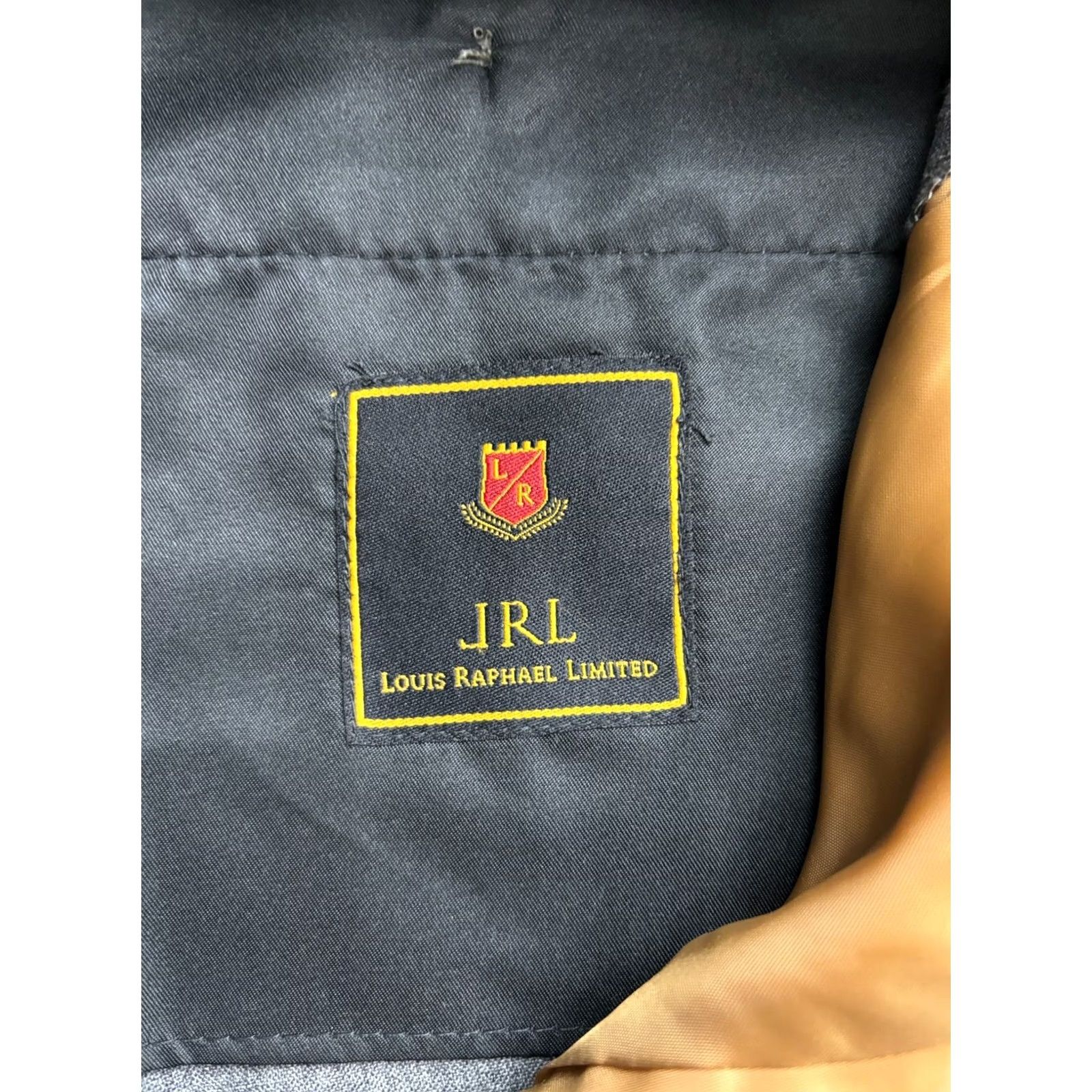 Vintage Louis Raphael Limited JRL Men Gray Dress Pants Wool Stretch Straight 34x29 Hem 26 - 34in Waist, 34in Leg Size US 34 / EU 50 - 2 Thumbnail