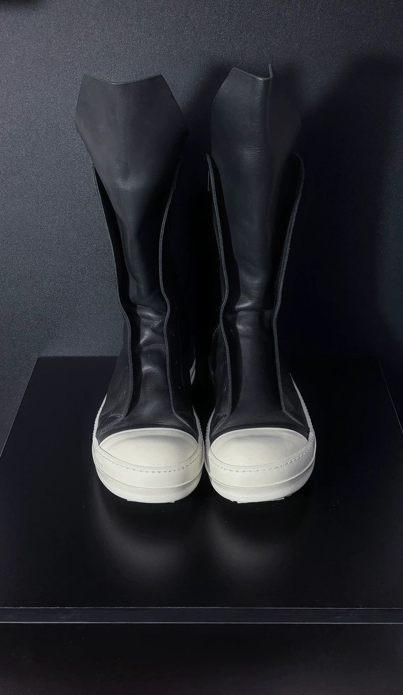 Rick Owens Rick Owens Ro Main Line Leather Long Tongue Chuck Taylor Bo Size US 7.5 / EU 40-41 - 2 Thumbnail