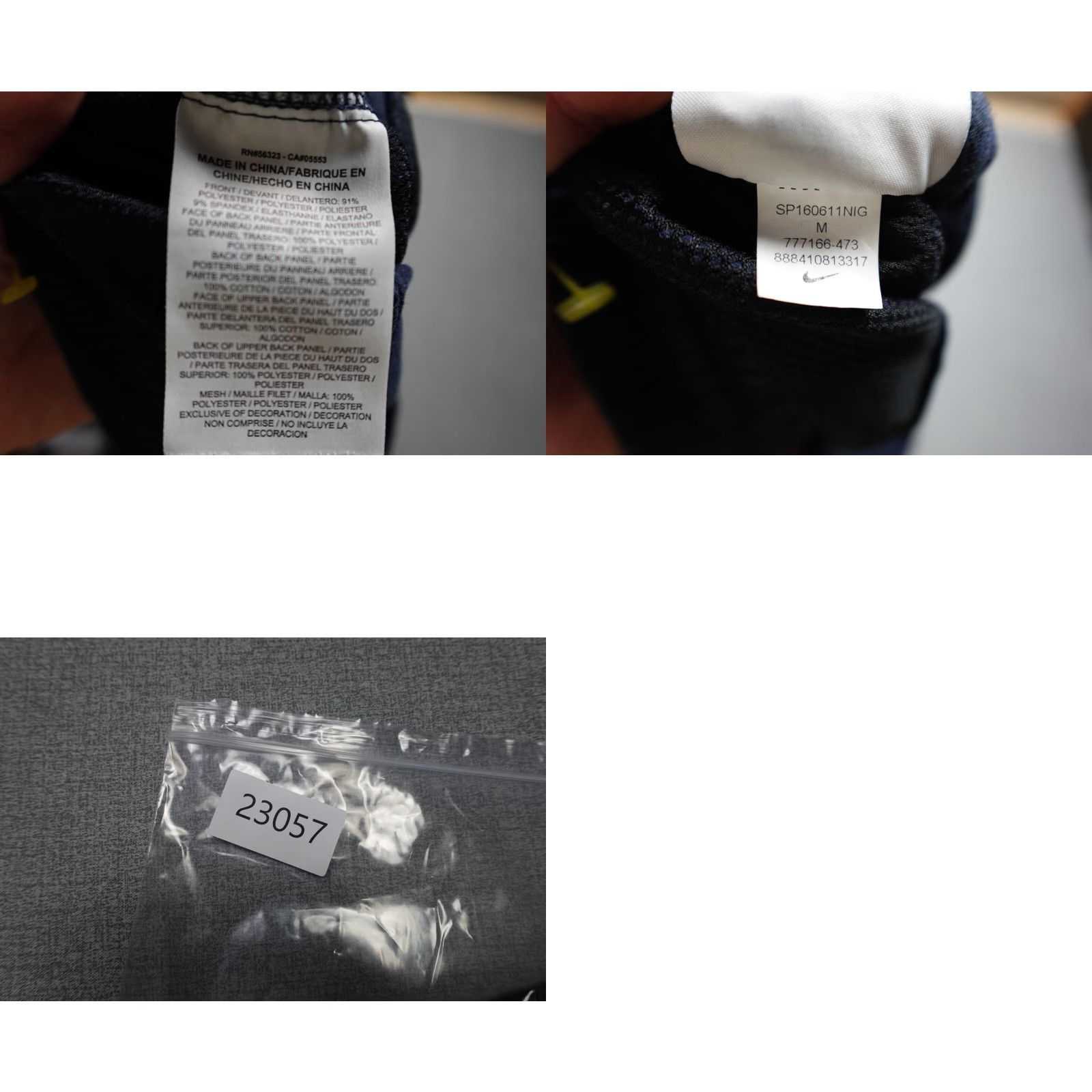 Nike Nike Sweatpants Men M Blue Lightweight Fleece Joggers Regular Tapered 30in Inseam Black? (Color: Blue) Size US 31 - 9 Thumbnail