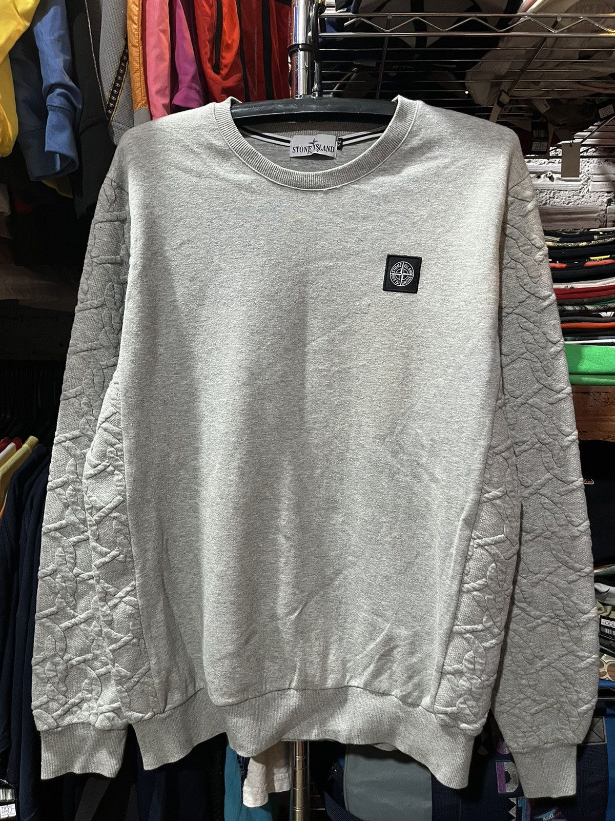 Vintage Stone Island Sweatshirt Logo (bootleg) Size US M / EU 48-50 / 2 - 1 Thumbnail