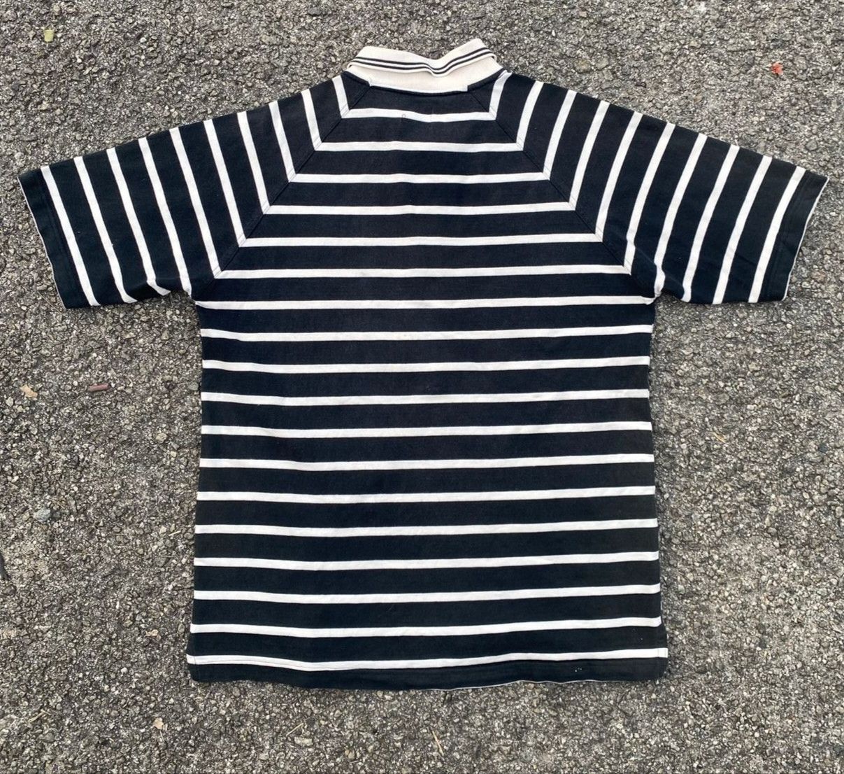 Stussy Vintage Stussy Stripe Polo Shirt Size US XL / EU 56 / 4 - 2 Thumbnail