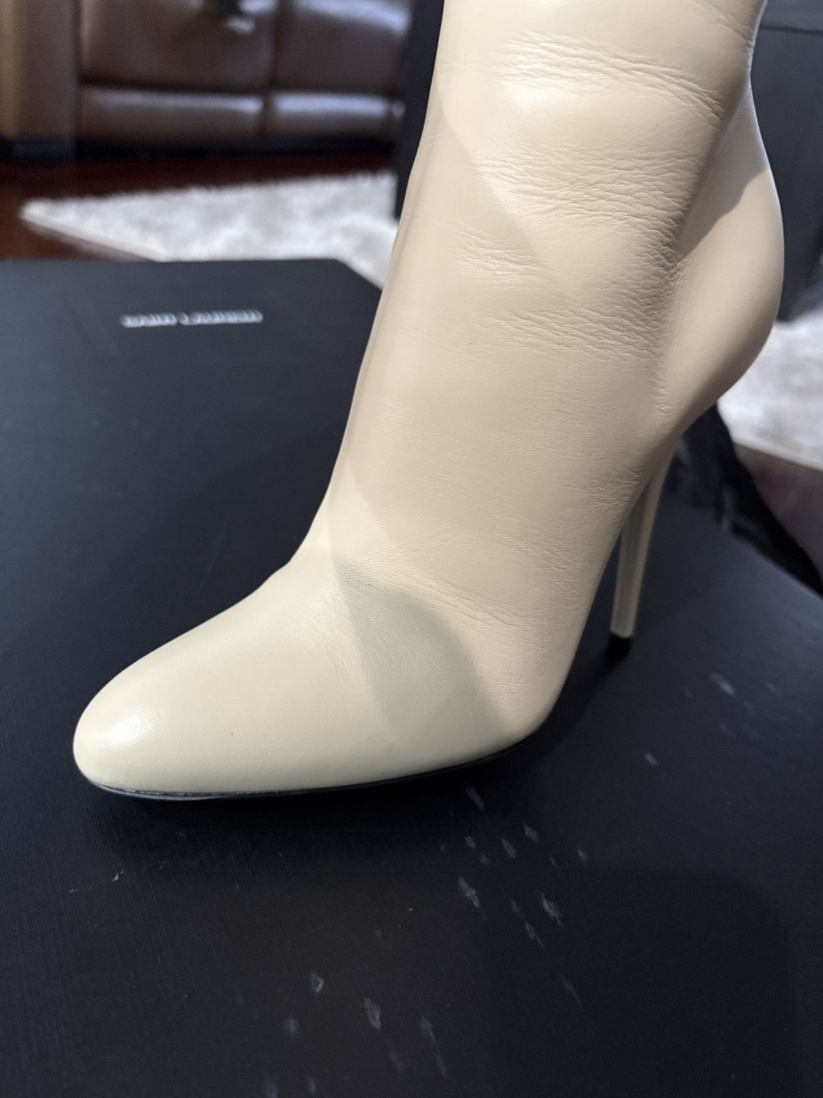 Saint Laurent Paris Saint Laurent Leather boots Size US 5 / IT 35 - 3 Thumbnail
