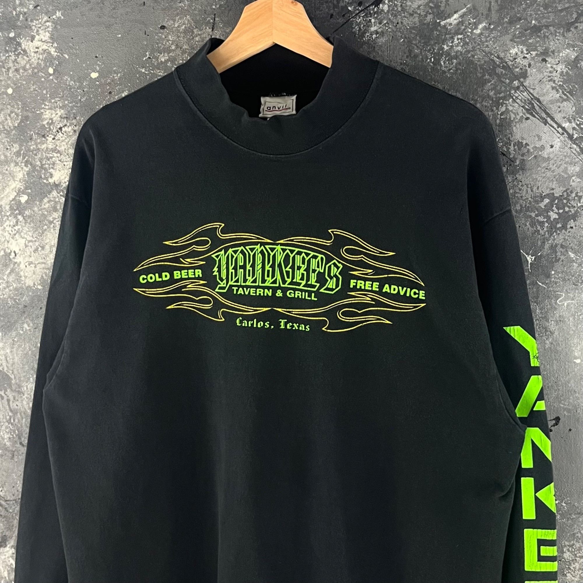 Vintage Vintage Yankees tavern biker shirt Size US L / EU 52-54 / 3 - 3 Thumbnail