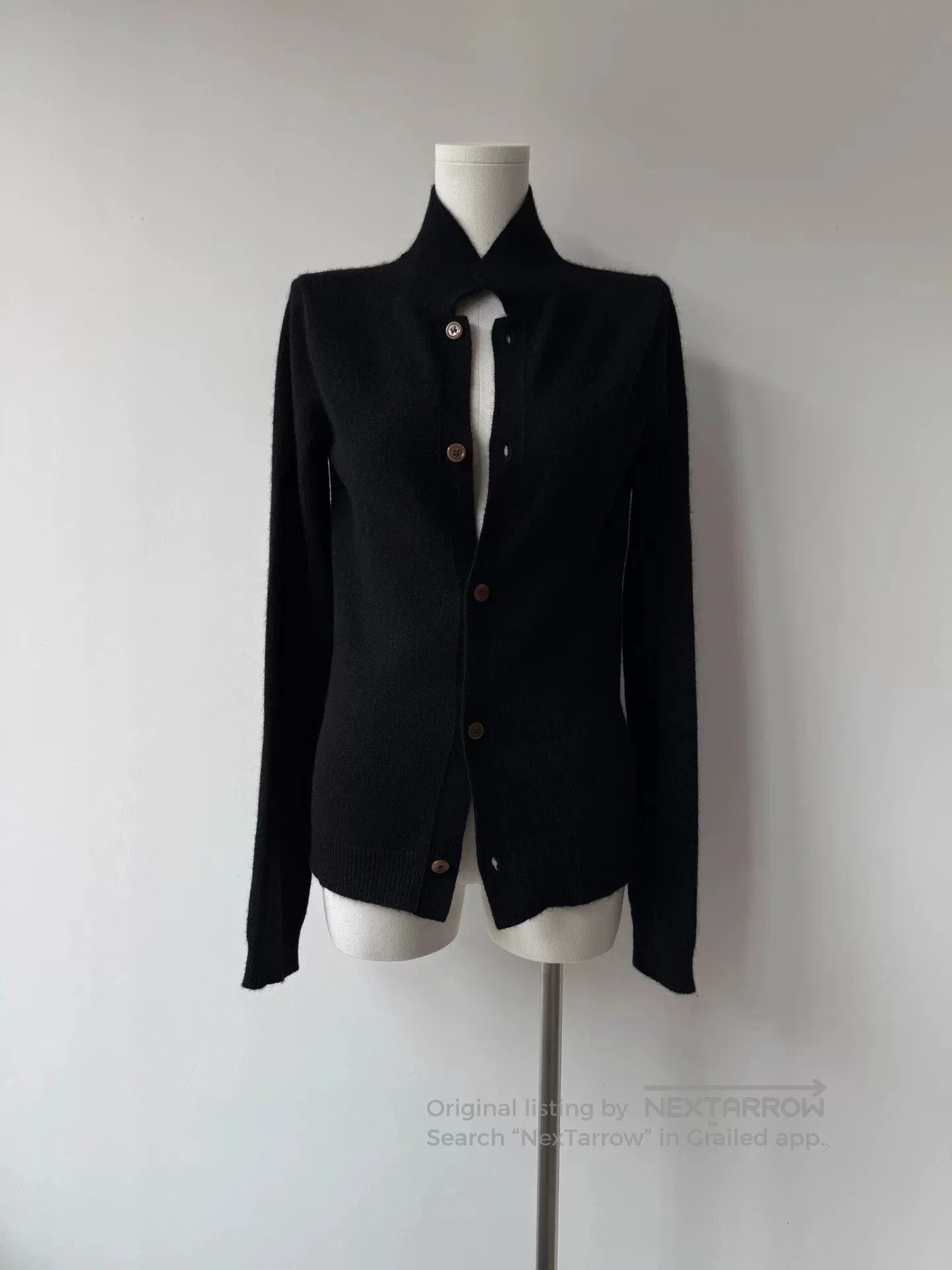 Y's yohji yamamoto y's cashmere cardigan outerwear. Size S / US 4 / IT 40 - 4 Thumbnail