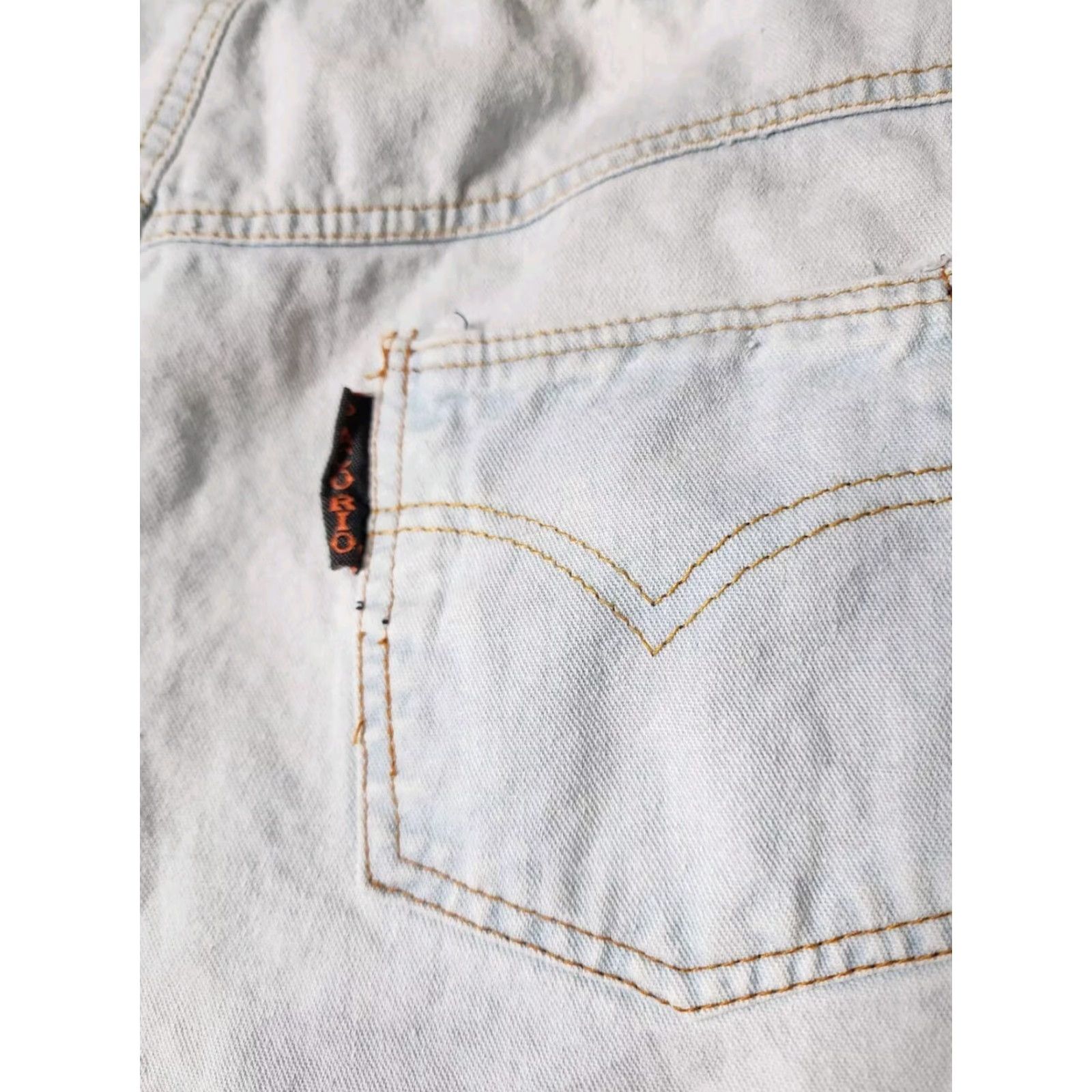 Vintage VINTAGE Paco Jeans Bermuda Shorts 11/12 Teen Blue Denim 90s Grunge Hip Hop Rock Mens? Womens? Size 32" / US 10 / IT 46 - 4 Thumbnail
