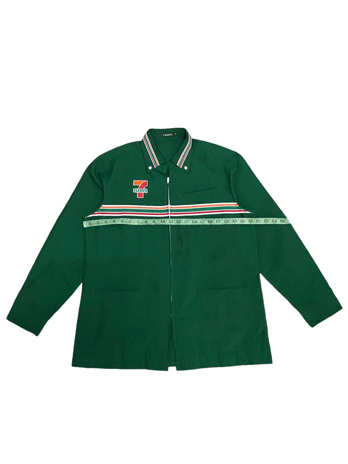 Japanese Brand × Vintage Vintage 7-eleven Uniform BigLogo Longsleeve Shirt Size US M / EU 48-50 / 2 - 9 Thumbnail