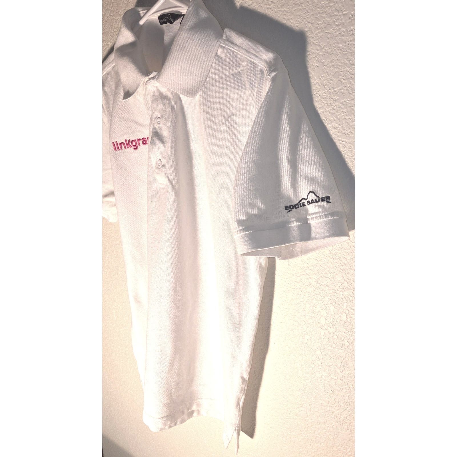 Eddie Bauer Eddie Bauer Men's White Polo Shirt - LINK GRAPH - M Size US M / EU 48-50 / 2 - 3 Thumbnail