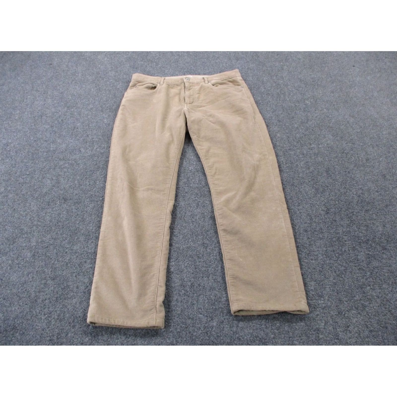 Faherty Faherty Pants Men 32 x 32 Beige Chino Corduroy Straight Stretch Casual Preppy Pants Mens Beige Corduroy Chino Straight Stretch 32x32 Size US 32 / EU 48 - 2 Thumbnail