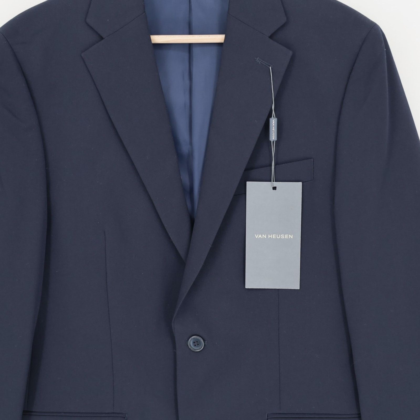 Van Heusen Van Heusen Men's Dark Navy Classic-Fit Suit Blazer Size 36R Size 36R - 6 Thumbnail