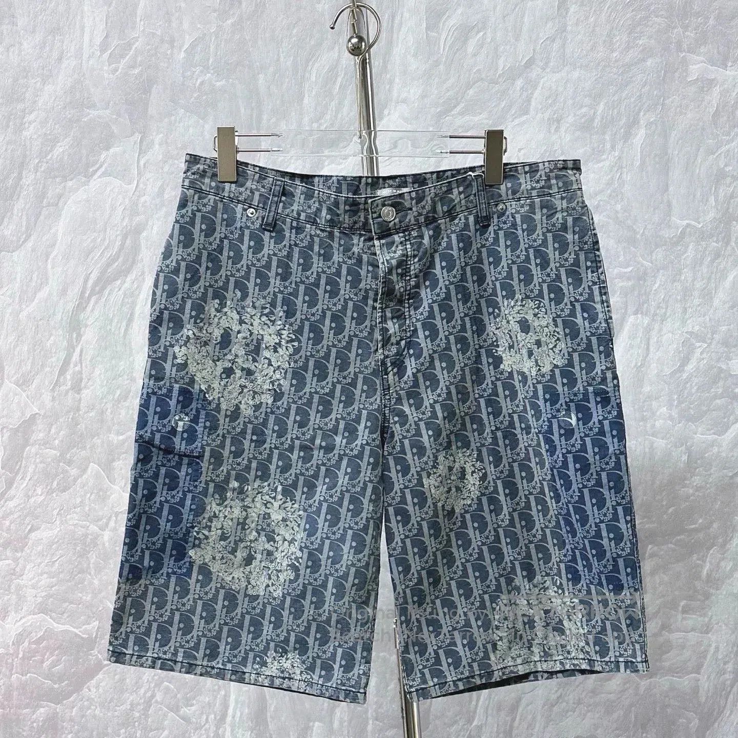 Dior dior x denim tears floral denim shorts. Size US 34 / EU 50 - 1 Thumbnail
