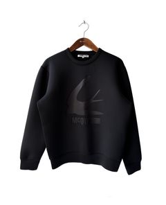 Alexander mcqueen swallow online sweatshirt black