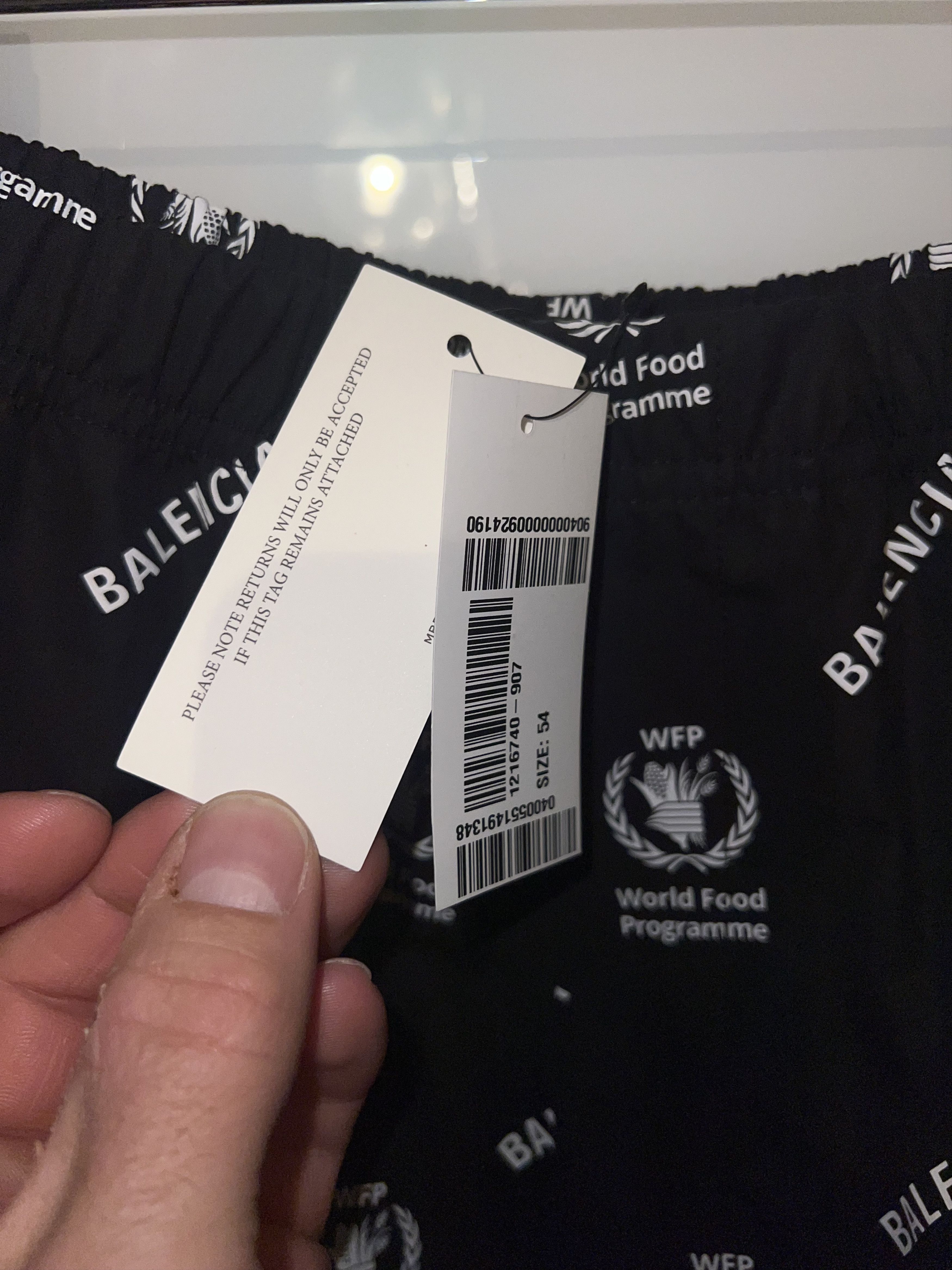Balenciaga Balenciaga World Food Programme Pants Size US 38 / EU 54 - 8 Thumbnail
