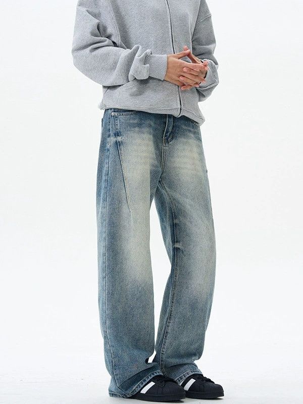 Japanese Brand × Jean American trendy street retro versatile loose cleanfit jeans Size US 32 / EU 48 - 4 Thumbnail