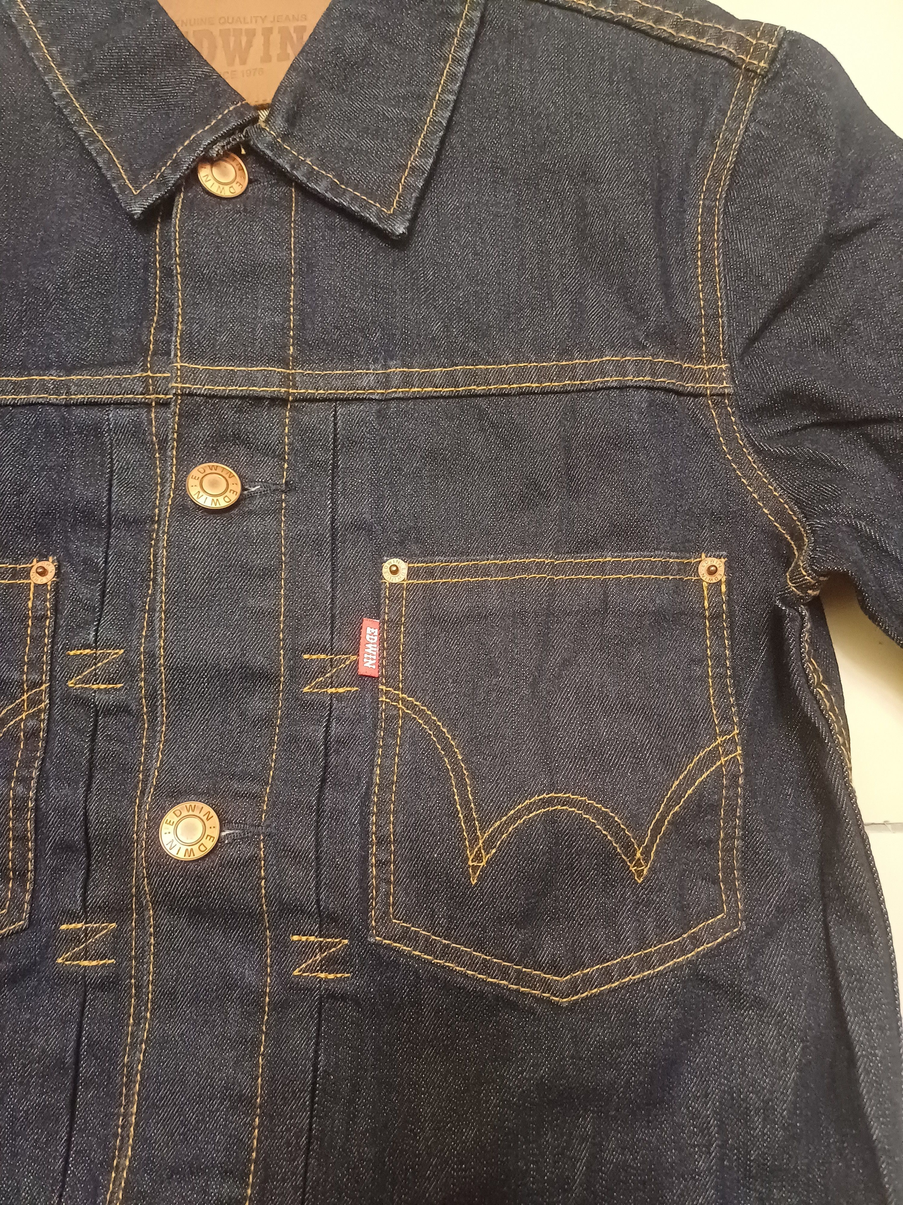 Japanese Brand Nice edwin light denim jacket Size US S / EU 44-46 / 1 - 3 Thumbnail